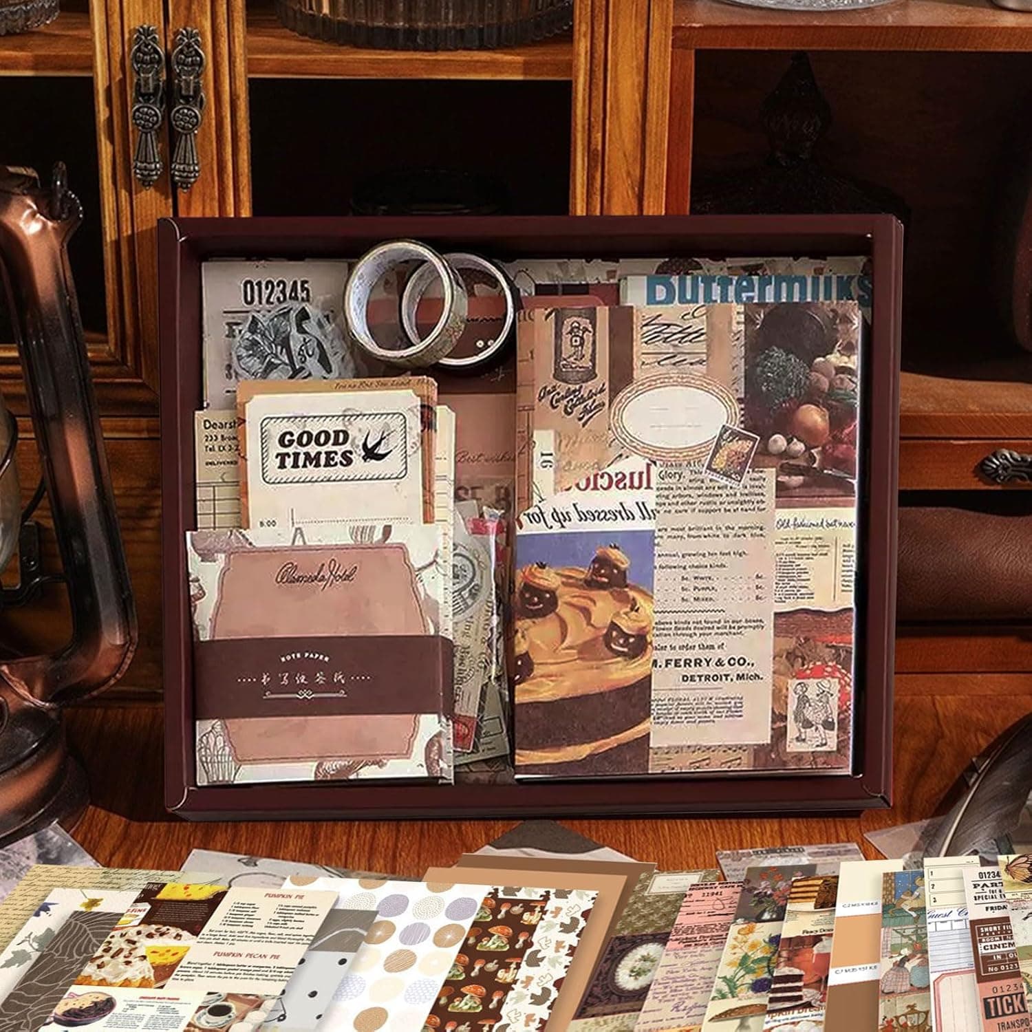 Scrapbook Gift Box Kit | Cocoa Brownie - Image 1