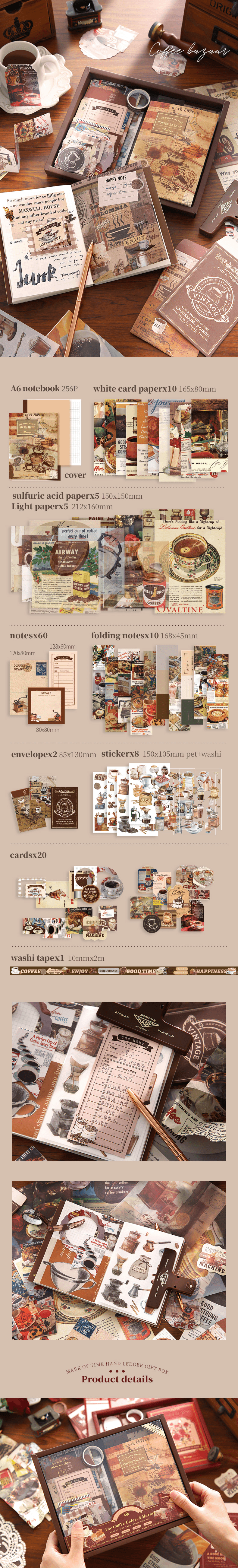 Scrapbook Gift Box Kit | Coffee Bazaar