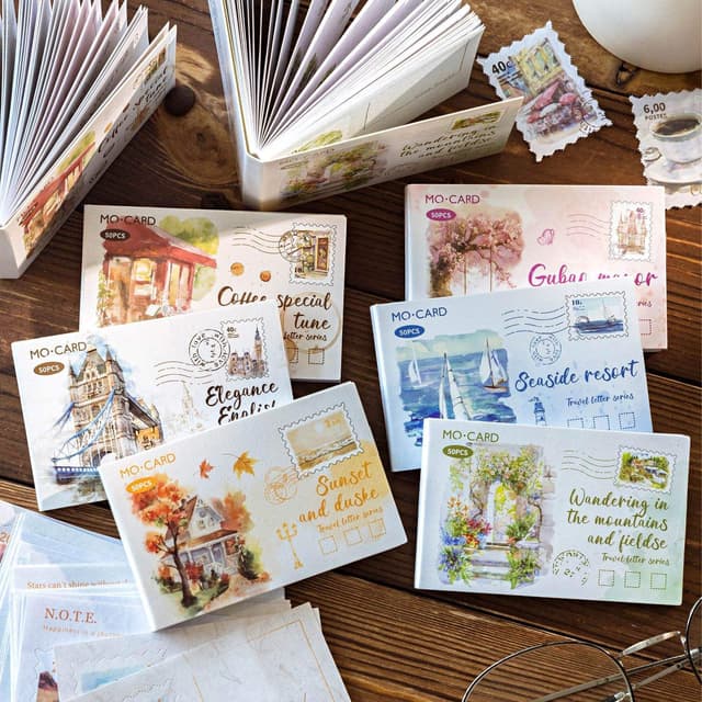 Letters From the Journey Notepad – Stamp Series, 50 Sheets