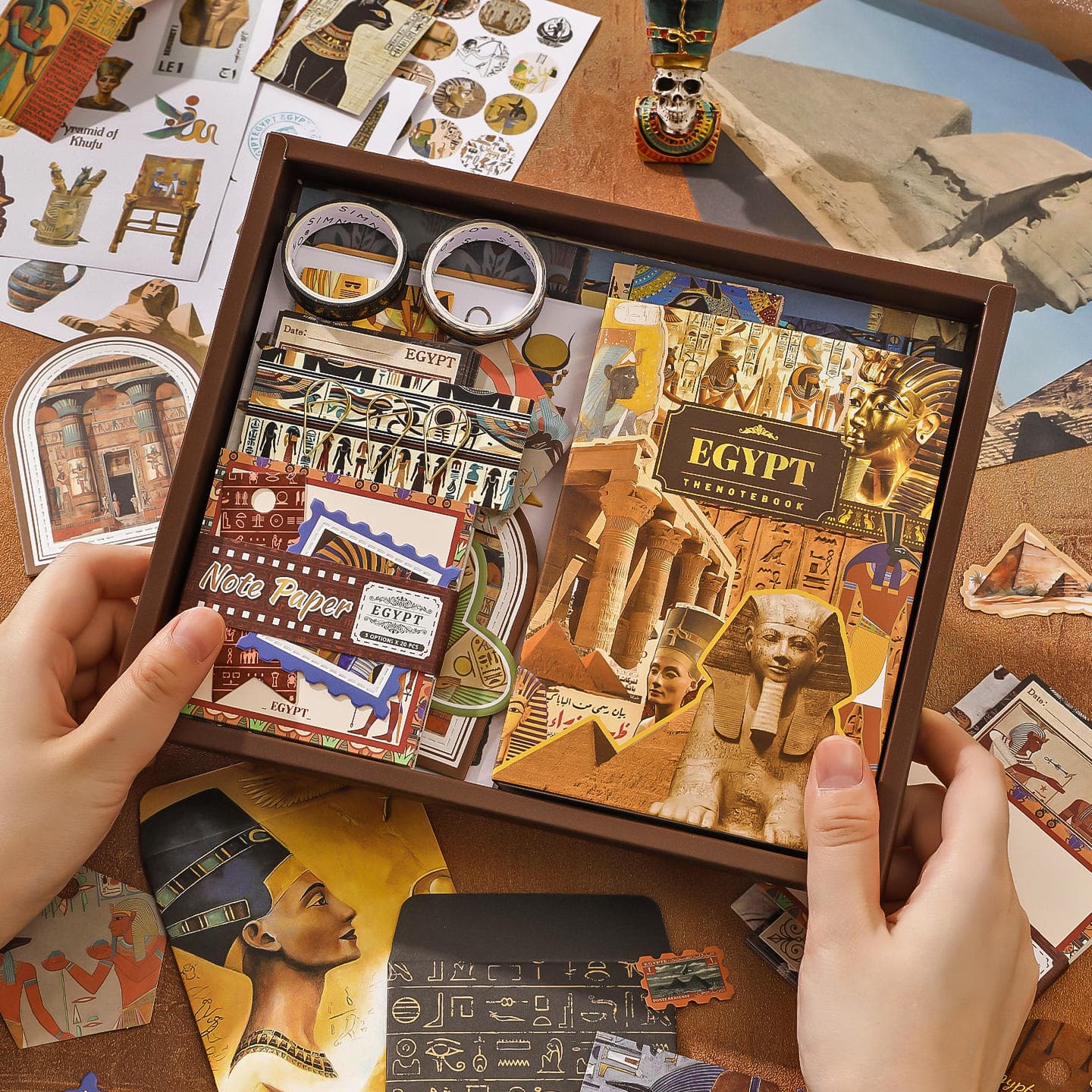 Scrapbook Gift Box Kit | Egyptian Charm - Image 1