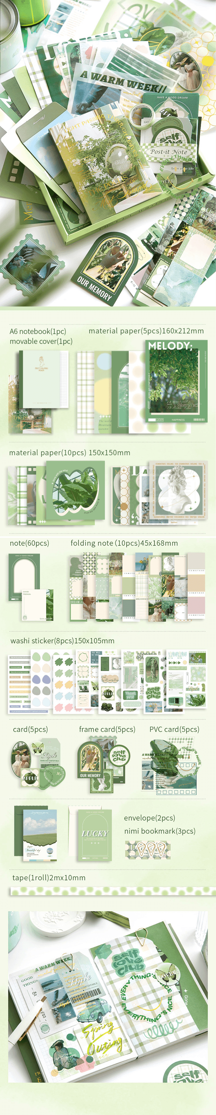 Scrapbook Gift Box Kit | Poetry Island