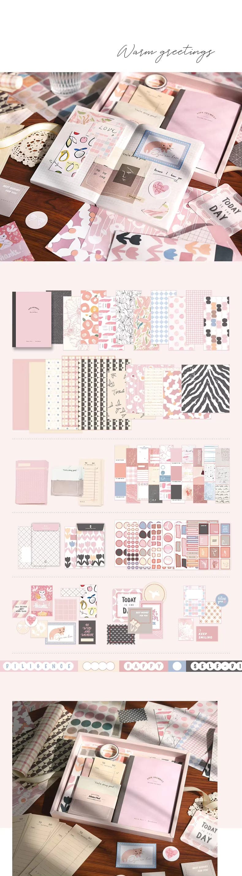 Scrapbook Gift Box Kit | Warm Greetings
