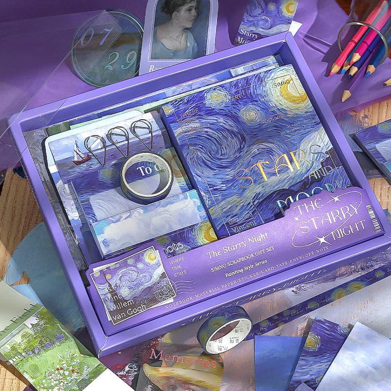 Scrapbook Gift Box Kit | Starry Night - Image 1