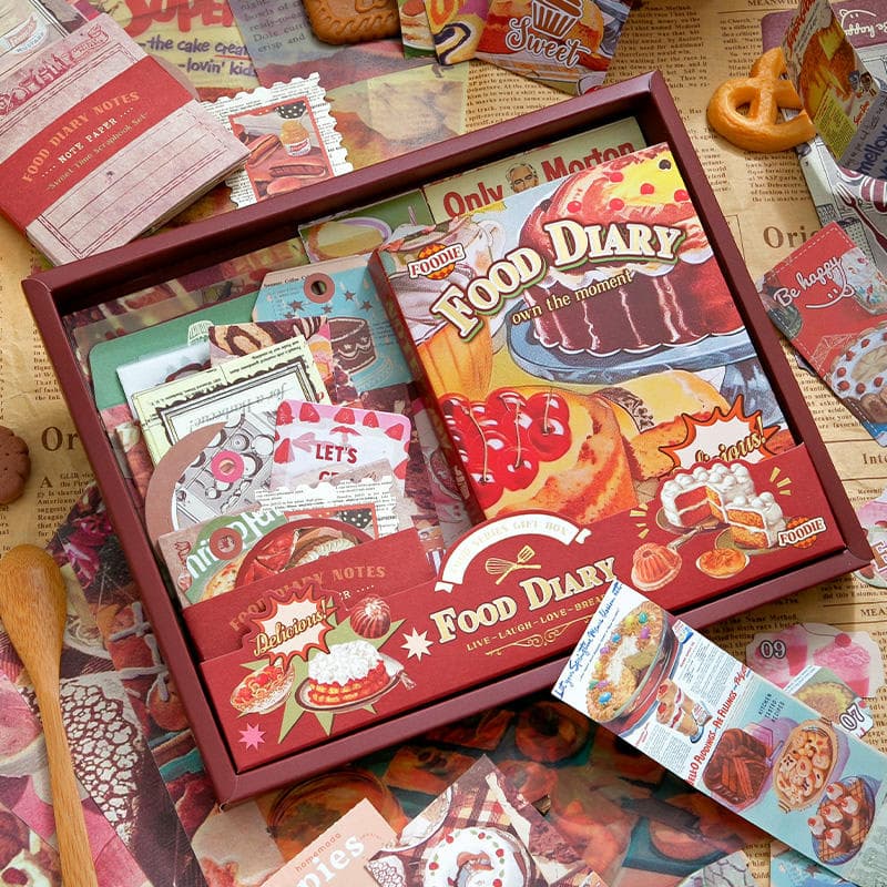 Scrapbook Gift Box Kit | Food Diary - Image 1