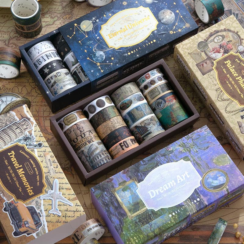 18 Rolls - Vintage Washi Tape Set - Image 1
